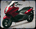 Gilera Gp800 2 Motorbike Vintage Aged A4 Photo Print
