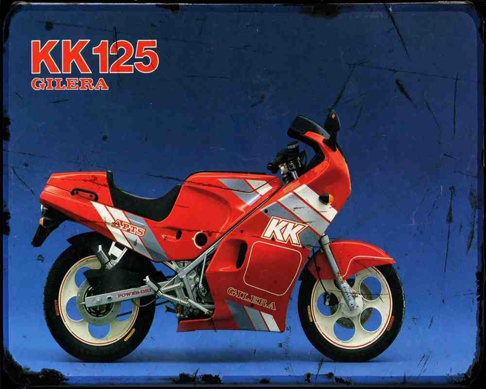 Gilera Kk 25 1 Motorbike Vintage Aged A4 Photo Print