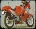 Gilera Kk125 3 A4 Photo Print Motorbike Vintage Aged