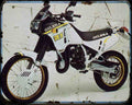 Gilera R1 125 88 2 A4 Photo Print Motorbike Vintage Aged