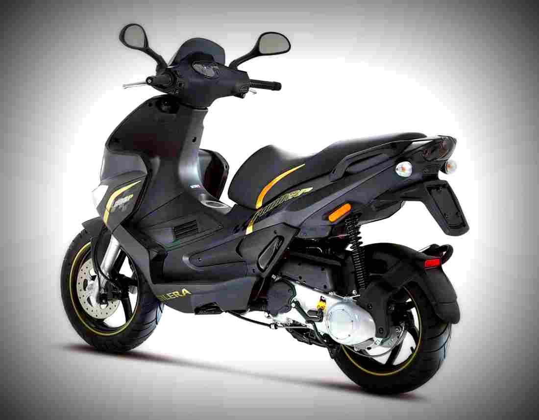 Gilera Runner 125 Black Soul 2017 2 motorbike A4 Photo Print