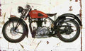 Gilera Saturno 1951 Aged Vintage A4 Photo Print