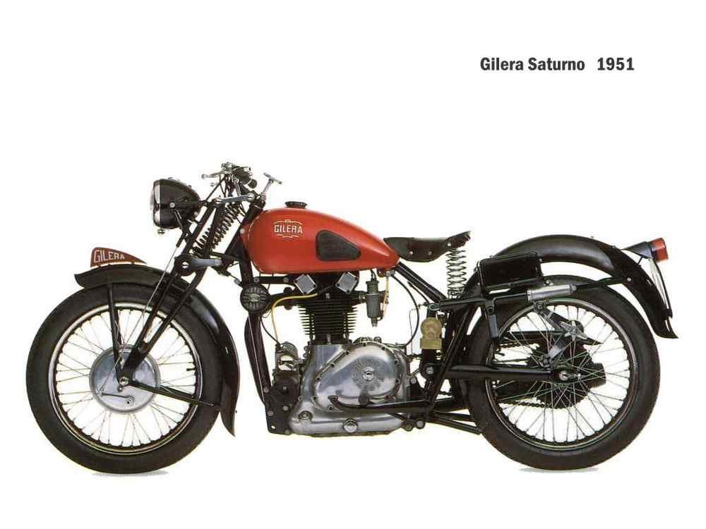 Gilera Saturno 1951 motorbike A4 Photo Print