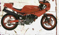 Gilera Saturno 1989 Aged Vintage A4 Photo Print