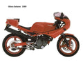 Gilera Saturno 1989 motorbike A4 Photo Print