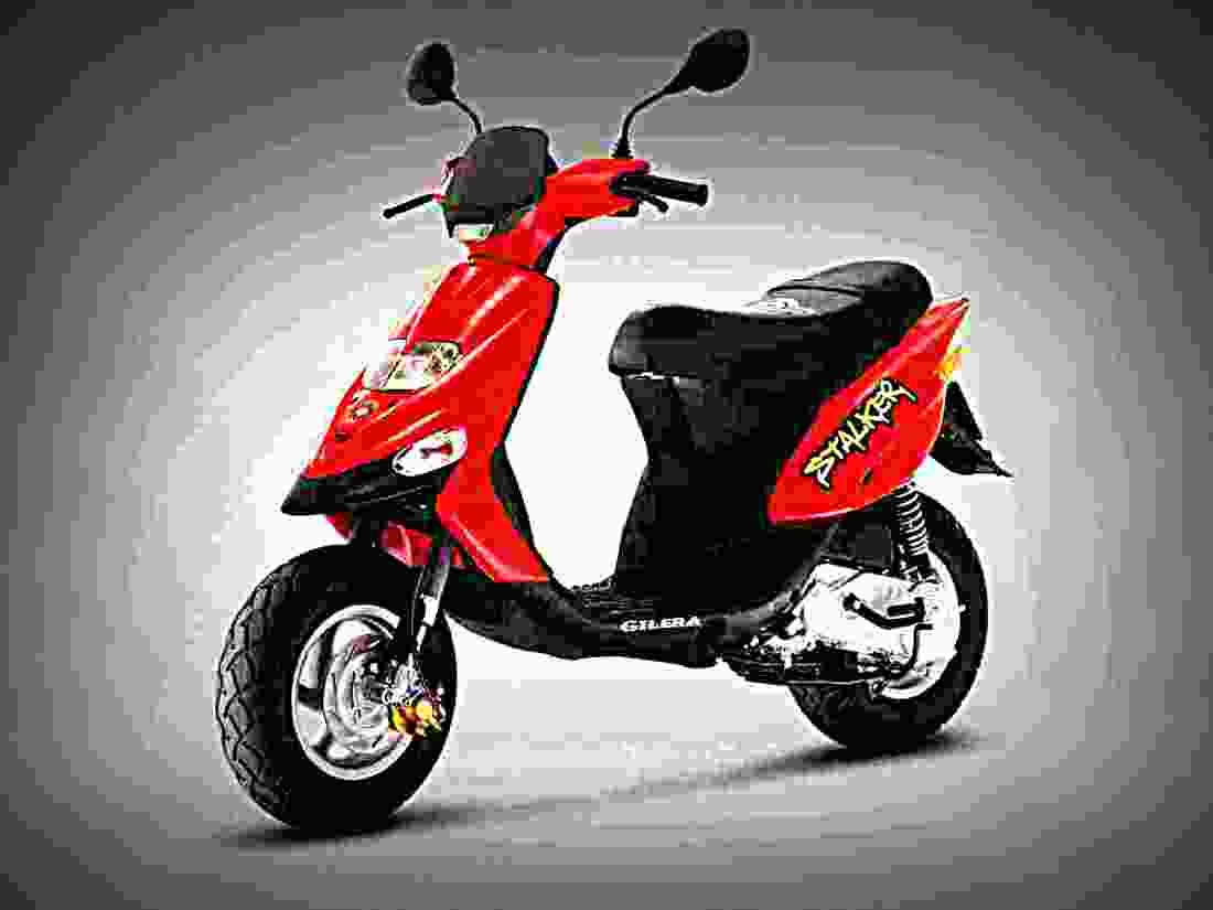 Gilera Stalker Stalker 3 motorbike A4 Photo Print