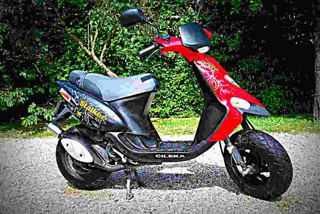 Gilera Stalker Stalker 4 motorbike A4 Photo Print
