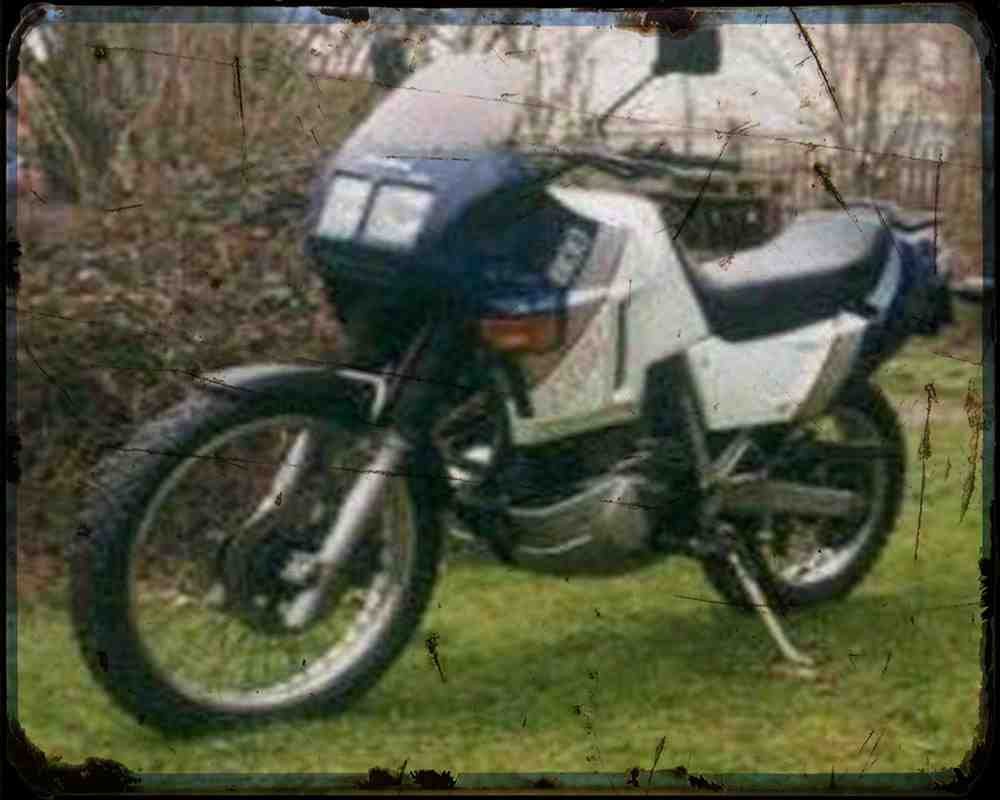 Gilera Xrt600 89 3 A4 Photo Print Motorbike Vintage Aged