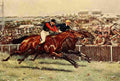 Giles Godfrey 1903 Persimmons Derby A4 Photo Print