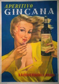 Gincana Vintage Advert A4 Photo Print