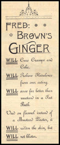 Ginger Browns Vintage 2 Vintage Retro Advert Ads A4 Photo Print