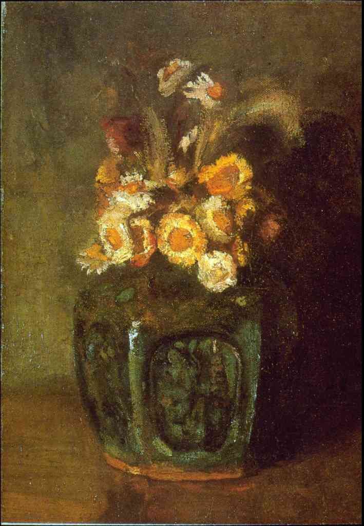 Ginger Jar Van Gogh A4 Photo Print