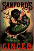 Ginger Sanfords Watermelon Vintage Retro Advert Ads A4 Photo Print
