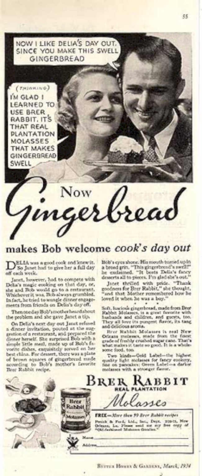 Gingerbread Bob Della Vintage Retro Advert Ads A4 Photo Print