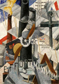 Gino Severini visual synthesis of the idea war 1914 A4 Photo Print