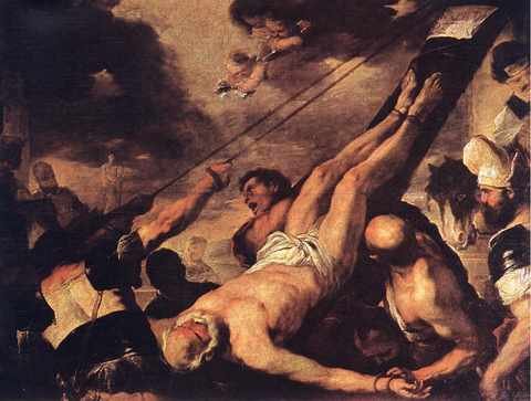 Giordano LucCrucifixion Of St Peter A4 Photo Print