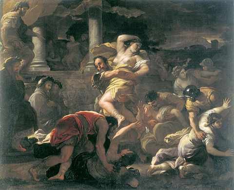 Giordano LucIl Ratto Delle Sabine A4 Photo Print