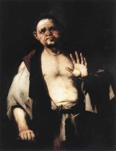 Giordano Luca The Philosopher Cratetes  A4 Photo Print