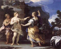 Giordano Luca Venus Punishing Psyche With A Task  A4 Photo Print