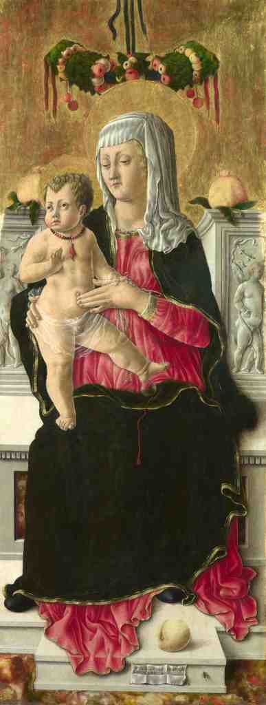 Giorgio Schiavone The Virgin and Child Enthroned A4 Photo Print