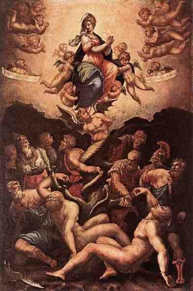 Giorgio Vasari Vasari Allegory Of The Immaculate Conception 5 A4 Photo Print