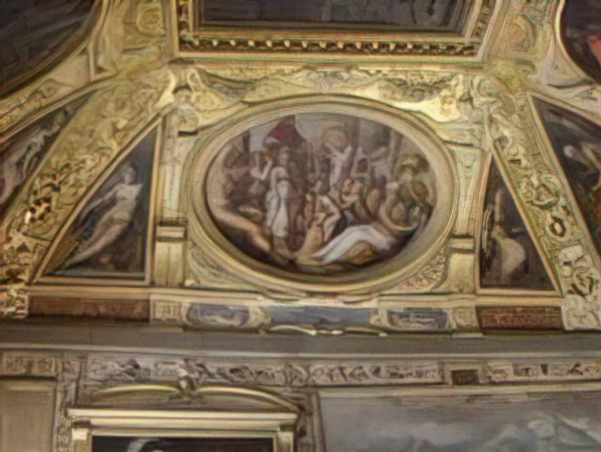 Giorgio Vasari clement vii returns from france to rome Art A4 Photo Print