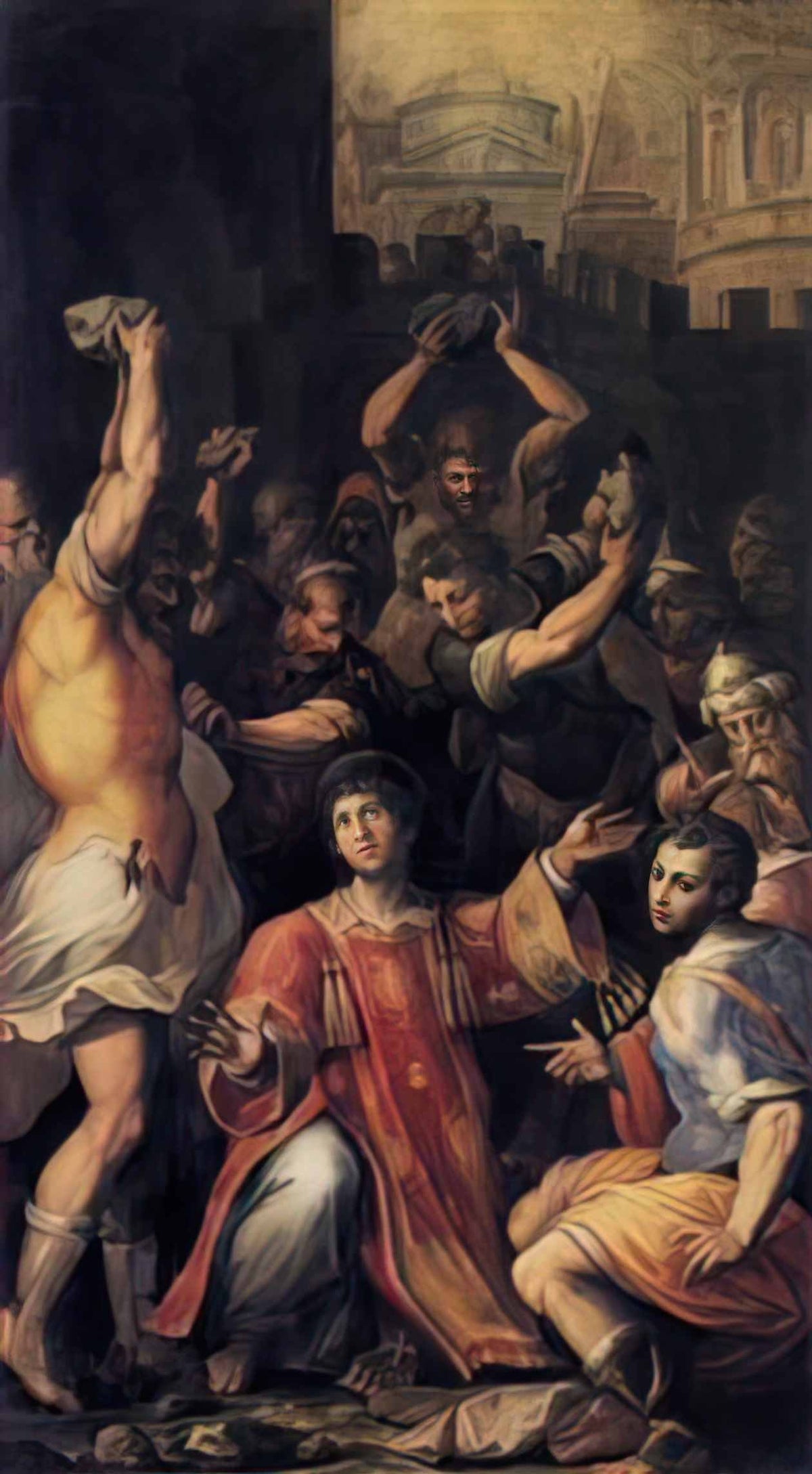 Giorgio Vasari martyrdom of st stephen Art A4 Photo Print