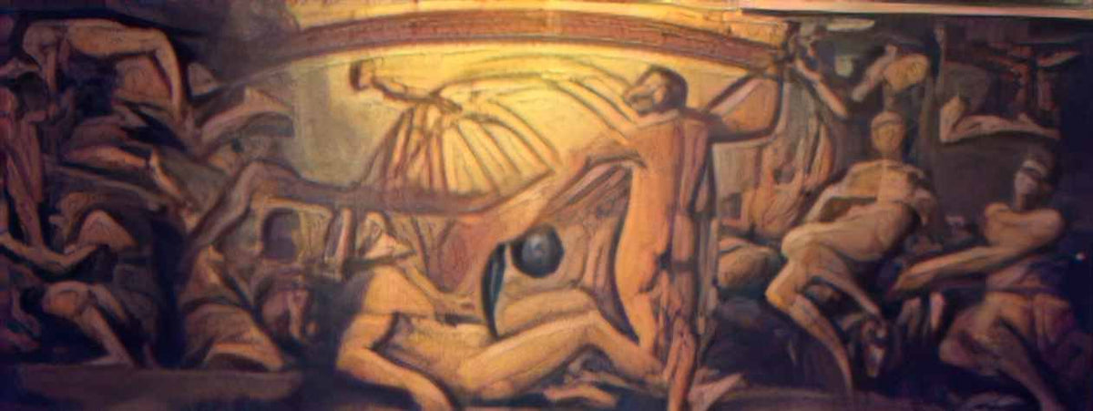 Giorgio Vasari the mutiliation of uranus by saturn Art A4 Photo Print
