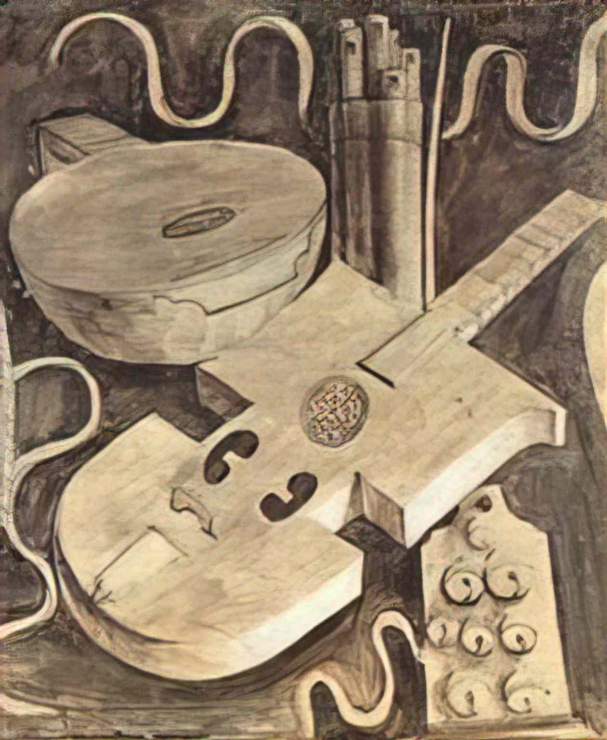Giorgione musical instruments music 15101 Art A4 Photo Print