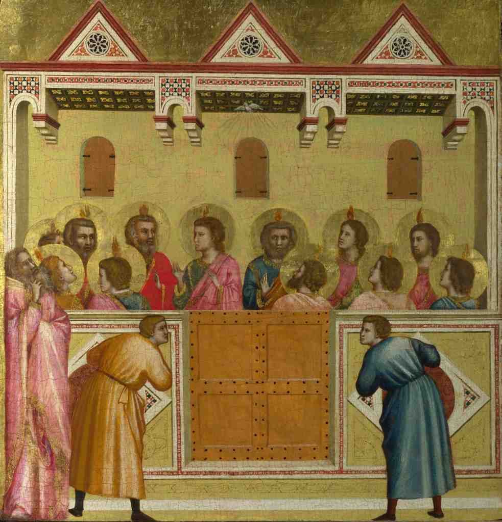 Giotto di Bondone Pentecost A4 Photo Print
