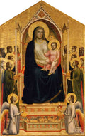 Giotto madonna in maest ognissanti madonna 5 A4 Photo Print