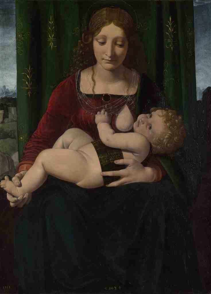 Giovanni Antonio Boltraffio The Virgin and Child A4 Photo Print