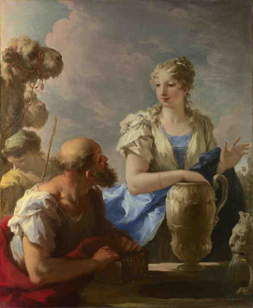 Giovanni Antonio Pellegrini Rebecca at the Well A4 Photo Print