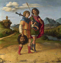Giovanni Battista Cima da Conegliano David and Jonathan A4 Photo Print