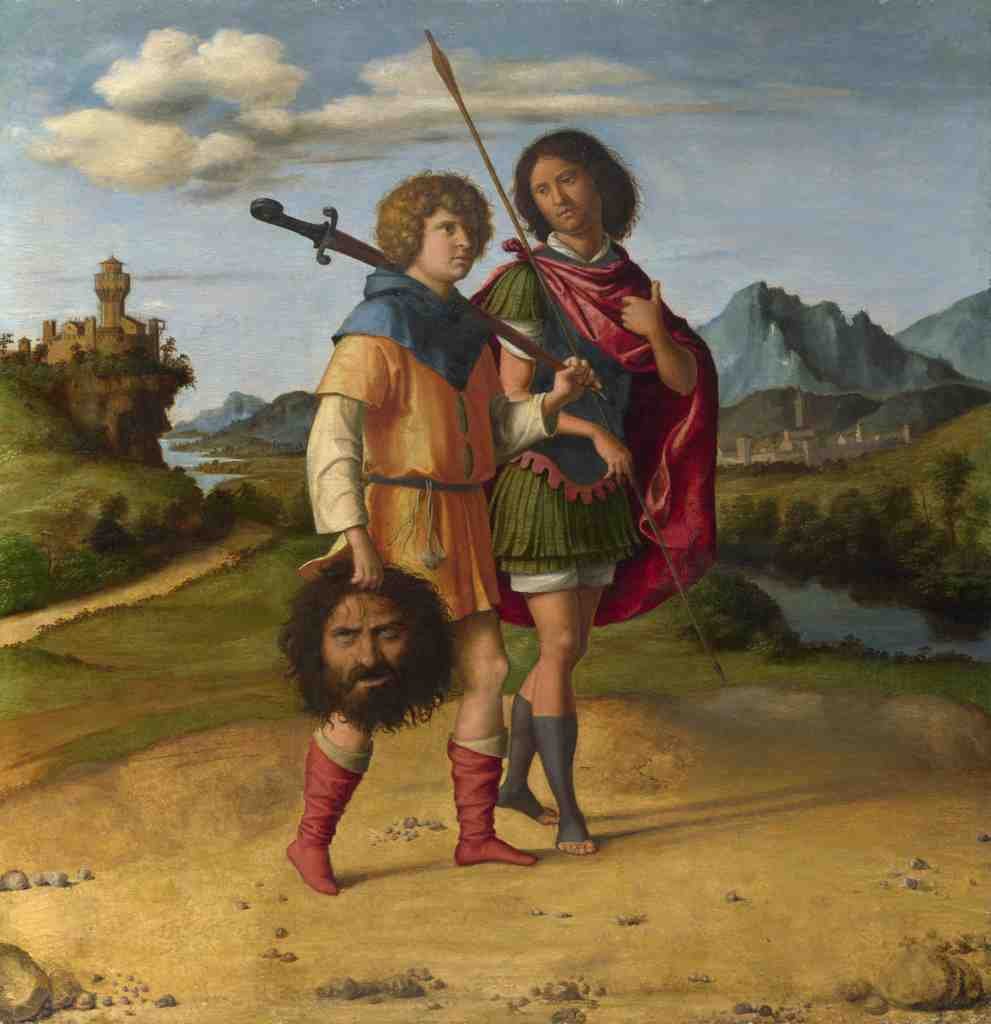 Giovanni Battista Cima da Conegliano David and Jonathan A4 Photo Print
