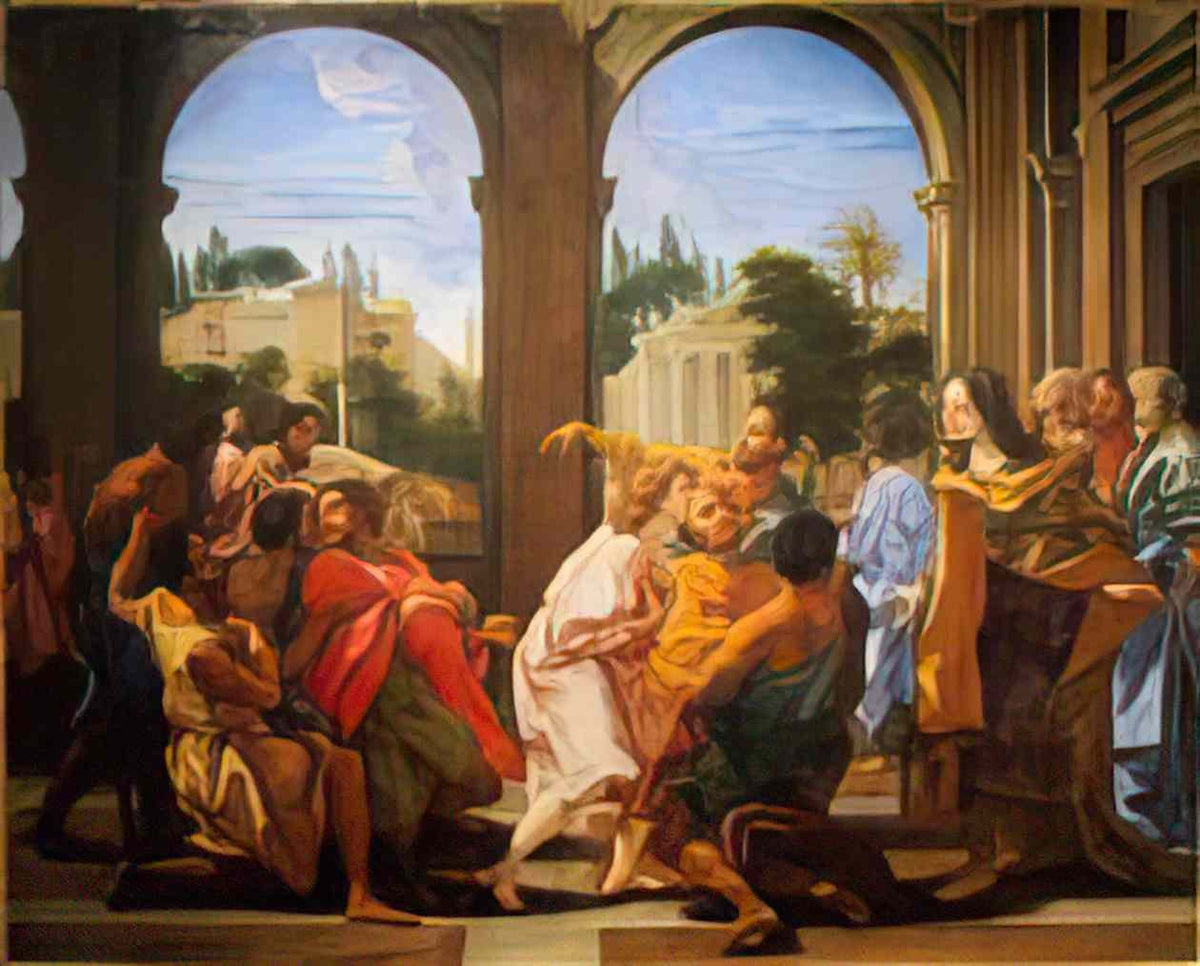 Giovanni Battista Gaulli ajaccio baciccio joseph Art A4 Photo Print