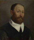 Giovanni Battista Moroni Portrait of a Man with Raised Eyebrows A4 Photo Print