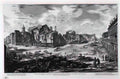 Giovanni Battista Piranesi a view of the surpluses above the baths of Art A4 Photo Print