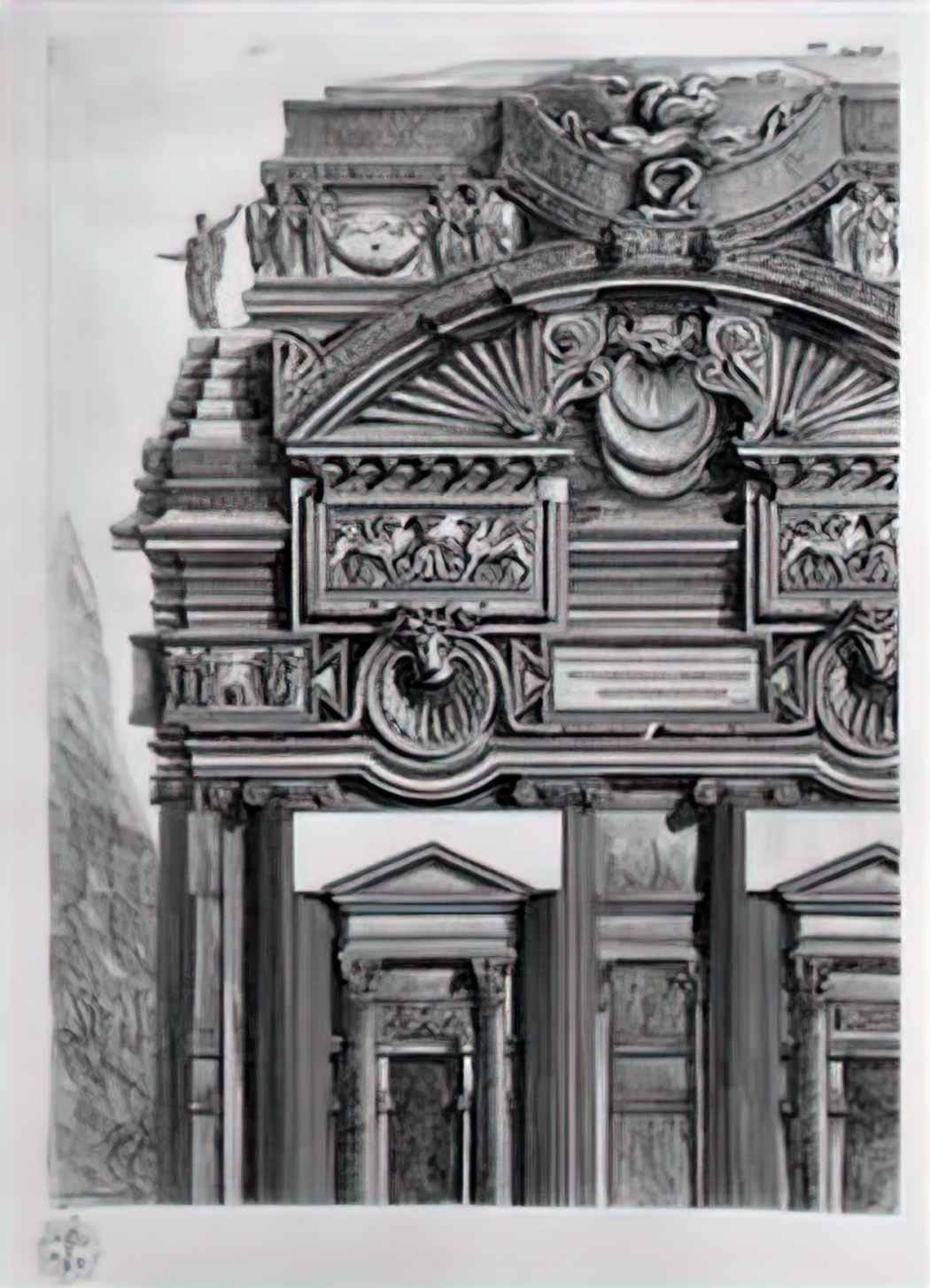 Giovanni Battista Piranesi architectural decoration 3 Art A4 Photo Print