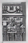 Giovanni Battista Piranesi architectural decoration Art A4 Photo Print