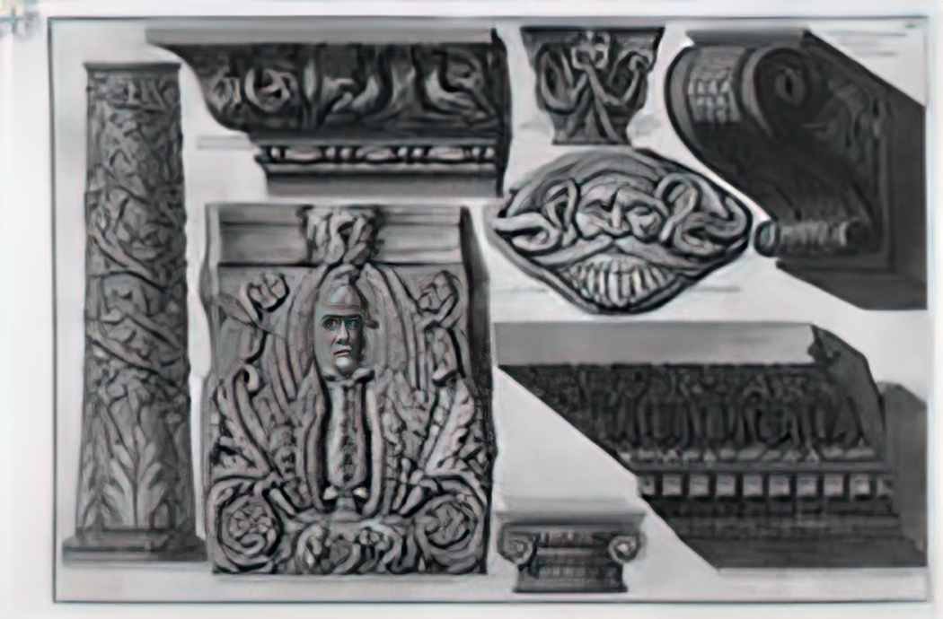 Giovanni Battista Piranesi capitals column frame shelf Art A4 Photo Print