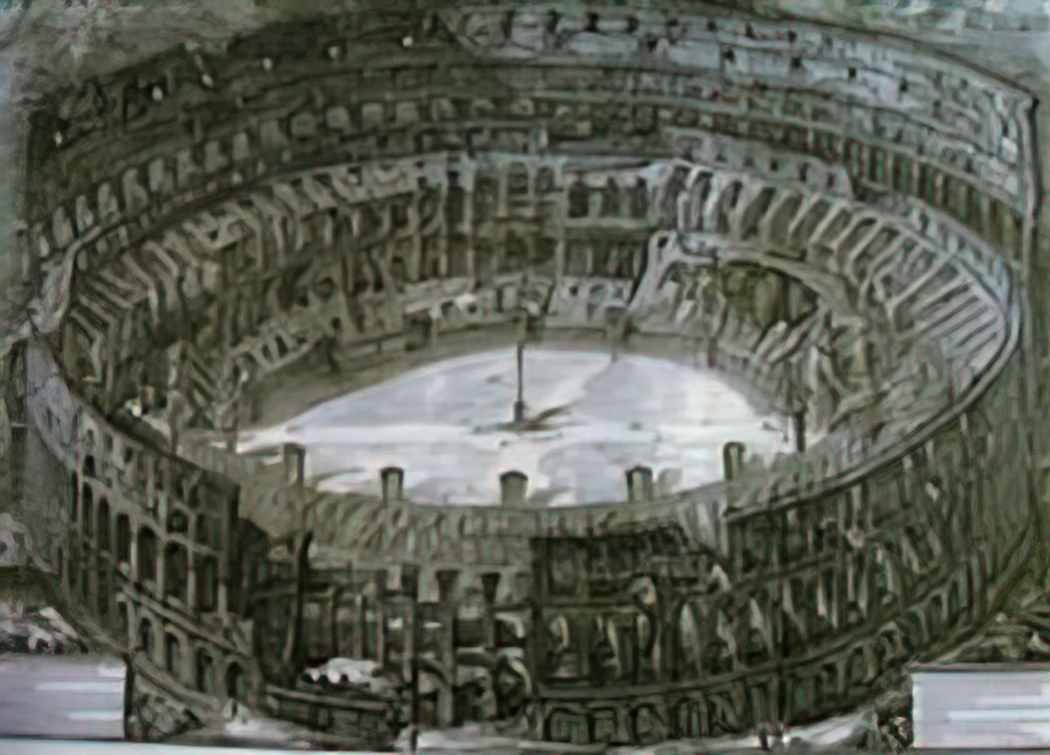Giovanni Battista Piranesi colosseum with stations of the cross Art A4 Photo Print