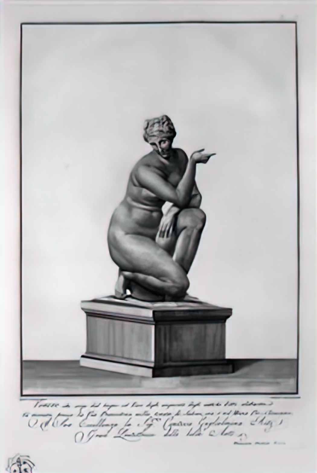 Giovanni Battista Piranesi crouching venus Art A4 Photo Print