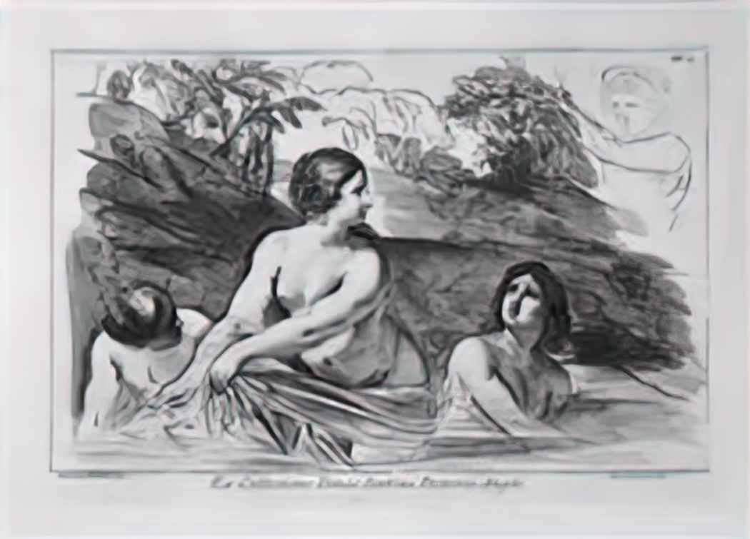 Giovanni Battista Piranesi diana bating Art A4 Photo Print
