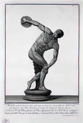 Giovanni Battista Piranesi discus thrower Art A4 Photo Print