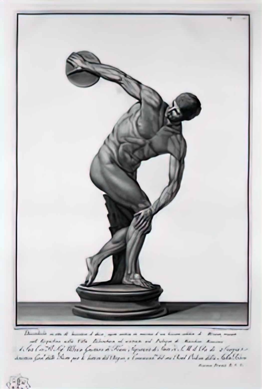 Giovanni Battista Piranesi discus thrower Art A4 Photo Print