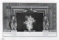 Giovanni Battista Piranesi fireplace on each side two standing figure Art A4 Photo Print