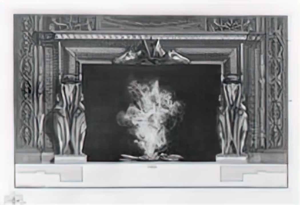 Giovanni Battista Piranesi fireplace on each side two standing figure Art A4 Photo Print
