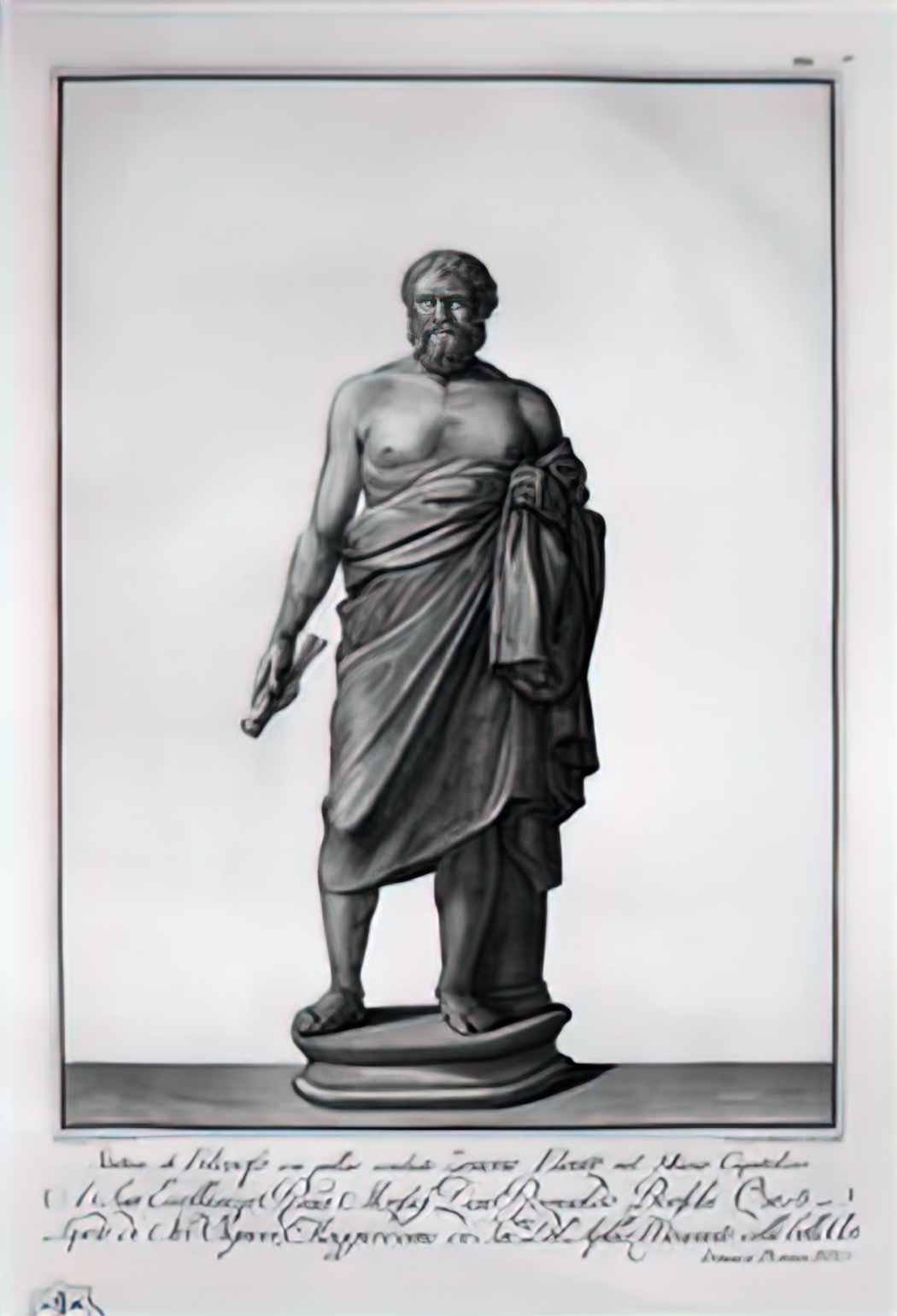 Giovanni Battista Piranesi greek philosopher Art A4 Photo Print
