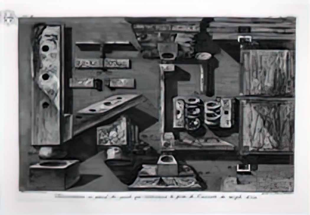 Giovanni Battista Piranesi matches of wood that closed the door itsel Art A4 Photo Print